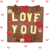 Valentine's Chunky Slab 500g (Personalisation Option)