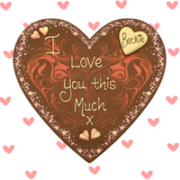 Giant Heart Chocolate Bar (4KG)