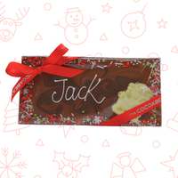 Personalised Christmas Chocolate Bar
