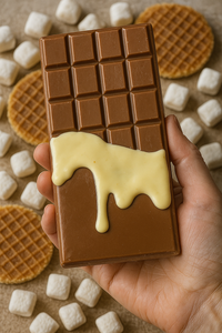 "Smore's Galore" Marshmallow, Knafeh & Stroopwafel Chocolate Bar