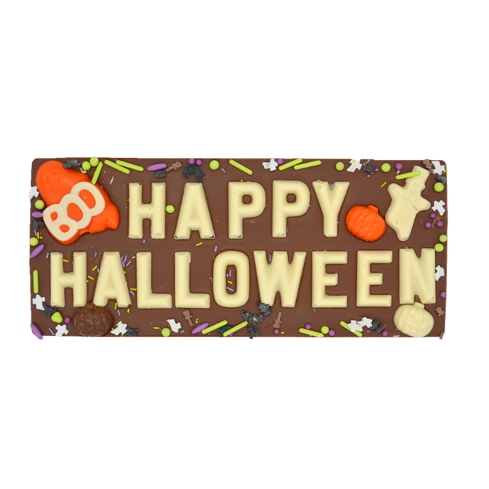 cocoabean halloween chocolate bar