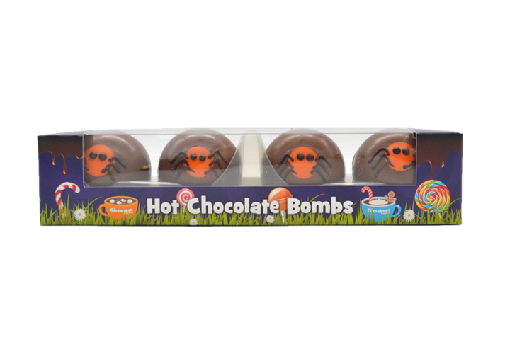 spider hot chocolate bombs