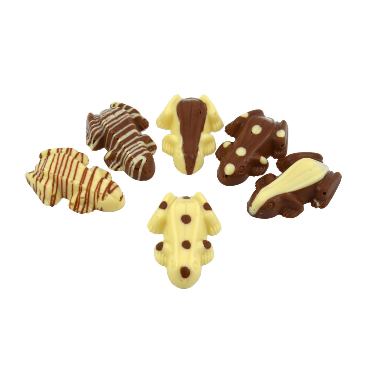 six chocolate frogs