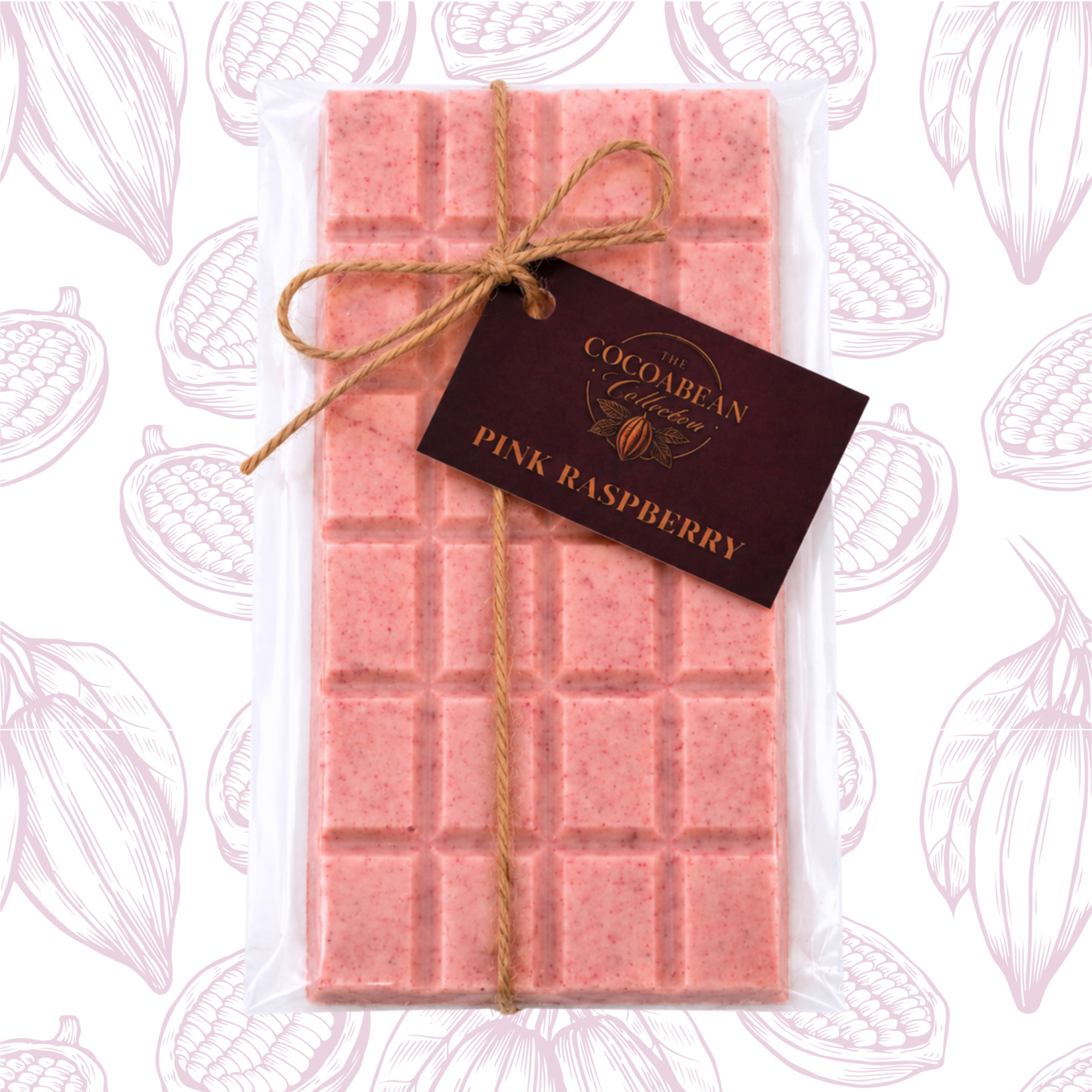 Pink Raspberry Chocolate Bar – Cocoabean Company
