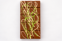 'The Crunchy One' Pistachio & Knafeh MILK Chocolate Bar