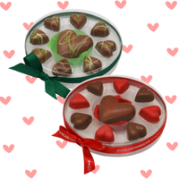 Filled Hearts Round Gift Pack (Pistachio or Strawberry)